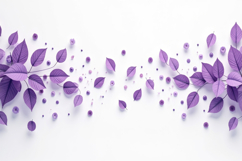 Purple Leaf White Background Product Image 1