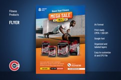 Gym &amp; Fitness Product Flyer Template Product Image 2