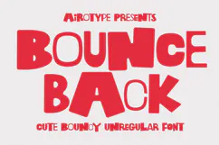 Bounce Back - All Caps Random Font Product Image 1