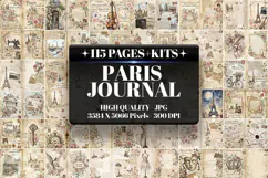 Paris Journal Junk Journal Digital Kit| Junk Journal Product Image 1