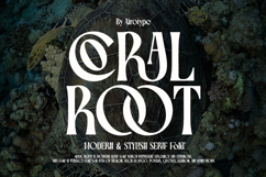 Coral Root - Modern Serif Font with Ligatures Product Image 1