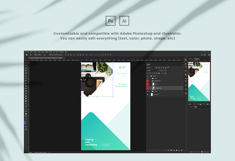 Elegant Corporate Instagram Post &amp; Story Template Product Image 2