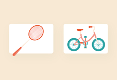 Sports Equipment Illustration Set Product Image 2