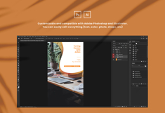 Elegant Company Instagram Post &amp; Story Template Product Image 2