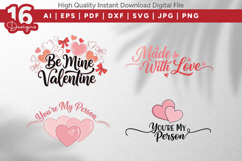 Valentine Love Quotes SVG Bundle Product Image 4