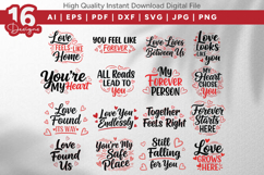 Love Quotes SVG 16 Design Bundle Product Image 1