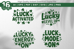 Lucky Vibes SVG Bundle 16 Designs Product Image 3