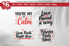 Romantic Love Quotes SVG Bundle Product Image 5