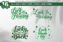 Lucky Quotes SVG Bundle 16 Designs Product Image 4