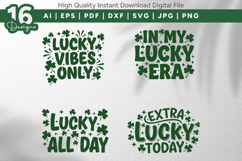 Lucky Vibes SVG Bundle 16 Designs Product Image 5