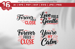 Love Quotes SVG Bundle 16 Designs Product Image 5