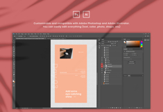 Productivity Planner Instagram Post &amp; Story Template Product Image 2