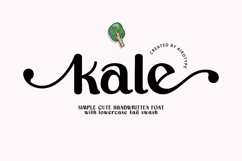 Kale - Sweet Cute Handwritten Font Product Image 1