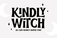 Kindly Witch - Bouncy Display Font Product Image 1