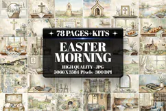 Easter Morning Junk Journal Digital Kit| Junk Journal Product Image 1