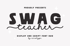 Swag Teacher - Fun Font Duo Product Image 1