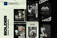 Bold Streetwear Instagram Post &amp; Story Template Product Image 1