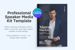 Speaker Media Kit Template in Canva Product Image 1