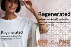 4x Positive Affirmation Quotes SVG Cricut Shirt Design Product Image 2