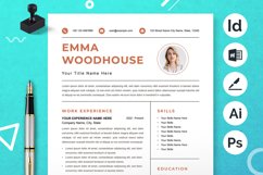 Modern &amp; Clean Minimalist Resume Product Image 1