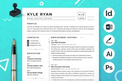 Web Developer Resume Template Product Image 1