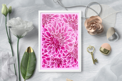 3d flower shadow box / Layered Papercut Flower Product Image 2