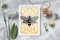 Bee papercut | Bee lightbox| Bee SVG Product Image 2