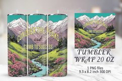 Mountains tumbler sublimation wrap 20 oz PNG Design BUNDLE Product Image 17