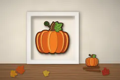 3D Layered Pumpkin SVG Product Image 2