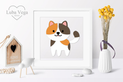 Laser cutting ideas cat / Cat paper cutting design Product Image 2