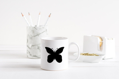 Butterfly silhouette templete / butterfly paper cut Product Image 2