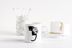 Paper cut cat with flowers / Cat Paper cut with flowers Product Image 2