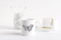 Butterfly with flowers Papercut / Butterfly with flowers Product Image 2