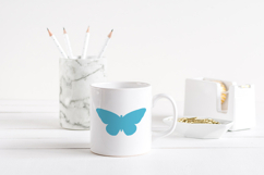 Butterfly silhouette template / butterfly paper cut Product Image 2