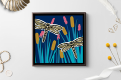 Dragonfly SVG / Dragonfly paper cutting Product Image 2