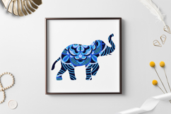 Elephant Mandala Layered paper cut / Elephant paper Product Image 2