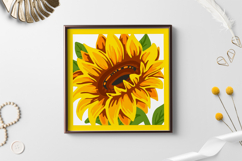 Sunflower light box /Sunflower 3D / Sunflower paper Product Image 2