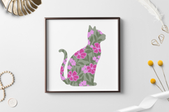 3d layered paper cut Cat / cat lightbox Product Image 2