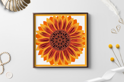 Flower Paper Cutting File / sunflower light box Product Image 2