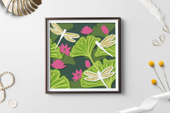 Dragonfly layered paper cut / 3D Dragonfly layered paper cut Product Image 2