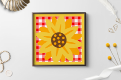 Sunflower 3D Shadow Box SVG / 3D Sunflowers Product Image 2