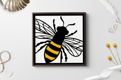 Bee papercut | Bee lightbox| Bee SVG Product Image 2
