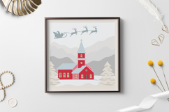 Christmas layered paper cut / christmas paper cutting svg Product Image 2