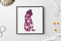 Cat paper cricut| Cricut Design|Cat papercut Product Image 2