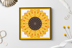 Flower Paper Cutting File / sunflower light box Product Image 2