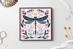 Shadow Box SVG Dragonfly / Layer paper cut dragonfly Product Image 2