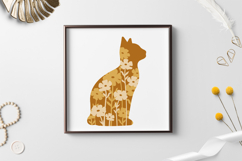 Shadow Box SVG Cat / Layer SVG File for Cricut / Cricut Cat Product Image 2
