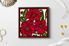Flower shadow box svg / Layered Shadow Box Product Image 2