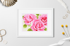 Roses shadow box / Flower 3D layered Paper Cut Product Image 3