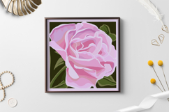 3D Rose / Rose SVG 3D Layer / Rose PaperCut Product Image 2